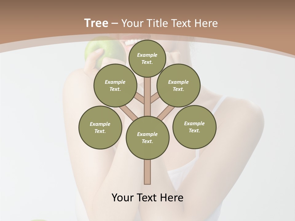 Apple Selective Vegetable PowerPoint Template