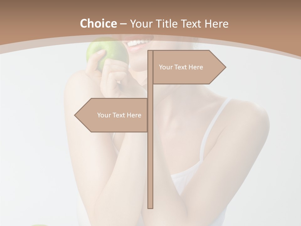 Apple Selective Vegetable PowerPoint Template