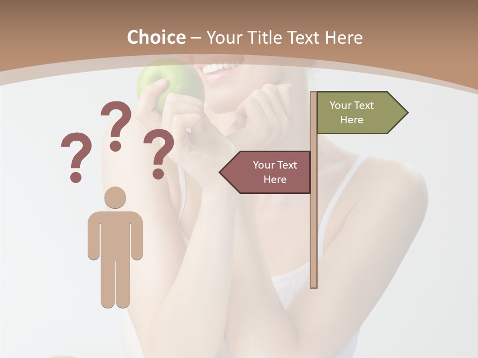 Apple Selective Vegetable PowerPoint Template