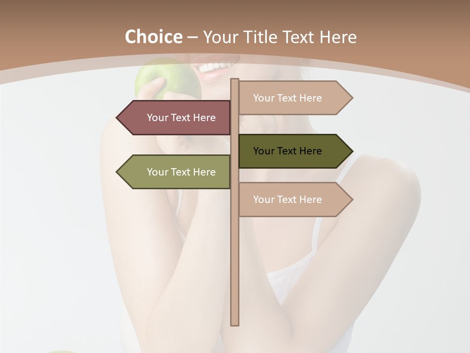 Apple Selective Vegetable PowerPoint Template