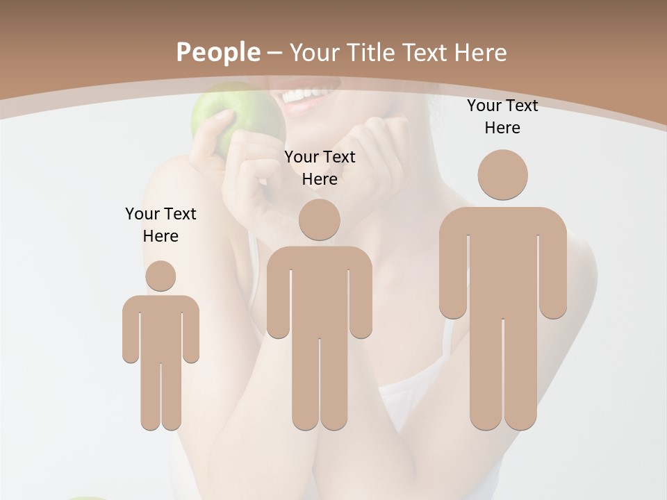 Apple Selective Vegetable PowerPoint Template