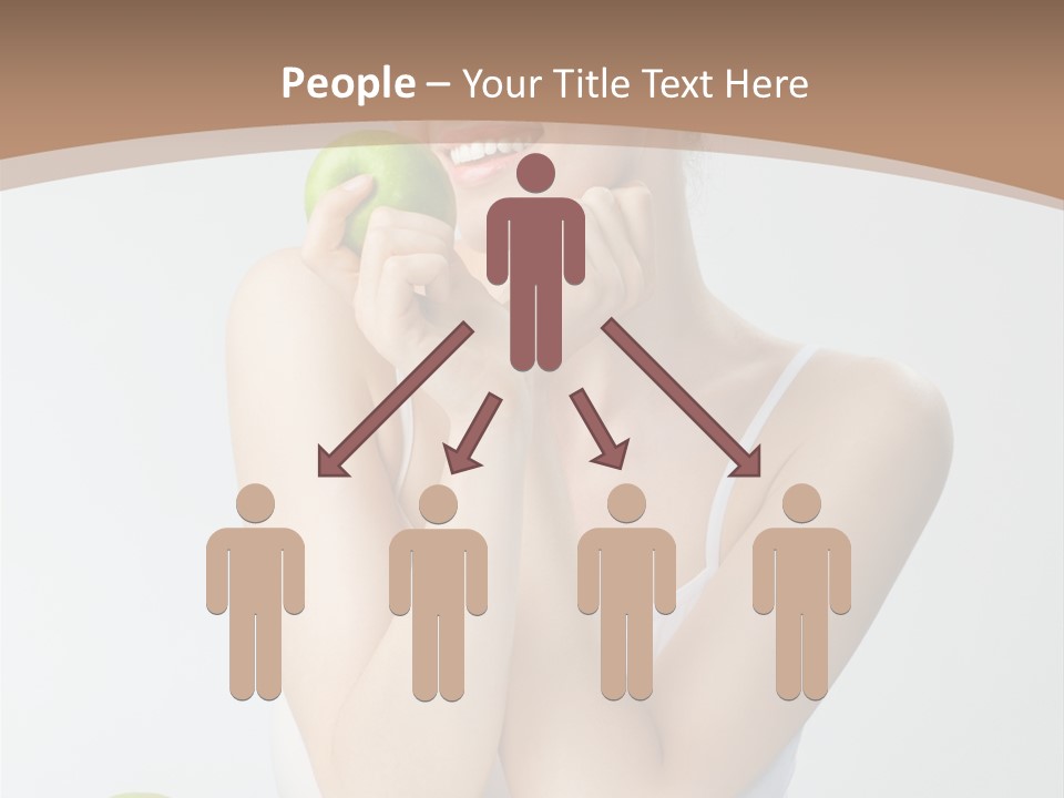 Apple Selective Vegetable PowerPoint Template