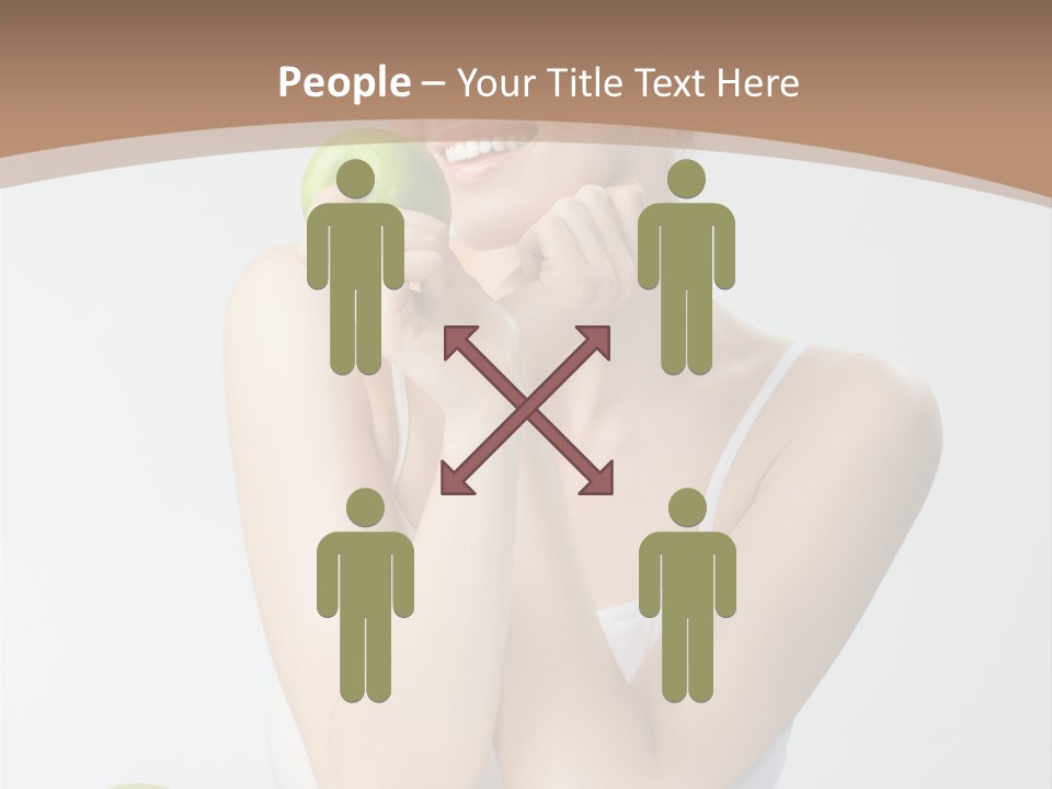 Apple Selective Vegetable PowerPoint Template