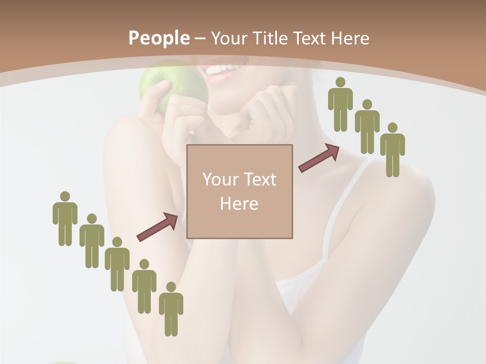 Apple Selective Vegetable PowerPoint Template