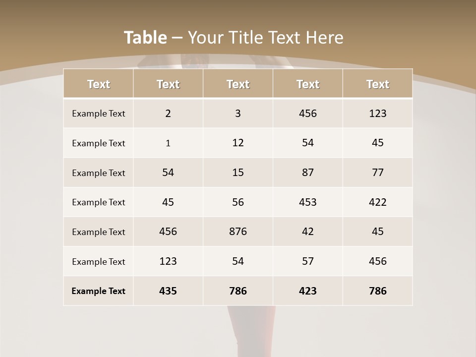 A Woman Doing A Yoga Pose On A Wooden Floor PowerPoint Template