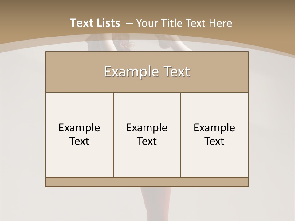 A Woman Doing A Yoga Pose On A Wooden Floor PowerPoint Template