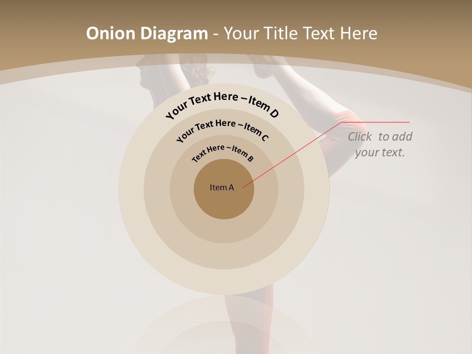 A Woman Doing A Yoga Pose On A Wooden Floor PowerPoint Template