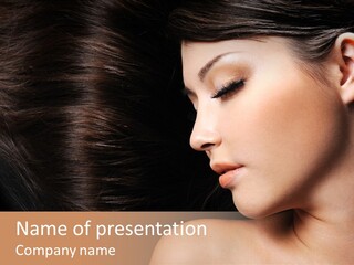 Close Luxury Healthy PowerPoint Template