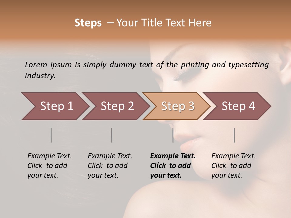 Close Luxury Healthy PowerPoint Template