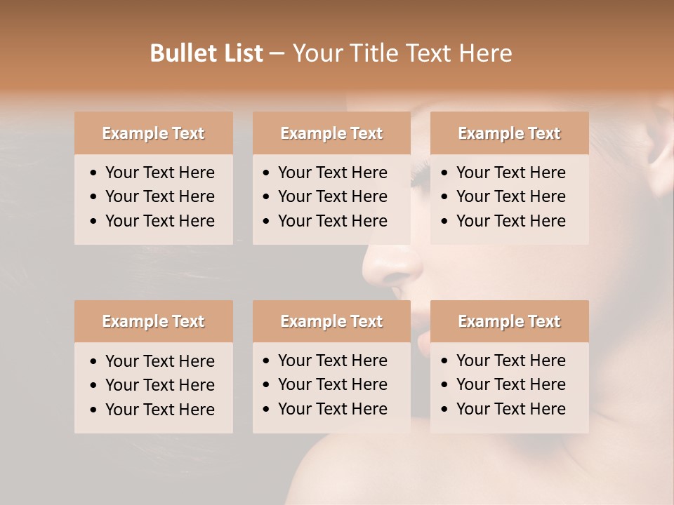 Close Luxury Healthy PowerPoint Template