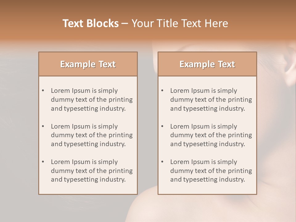 Close Luxury Healthy PowerPoint Template