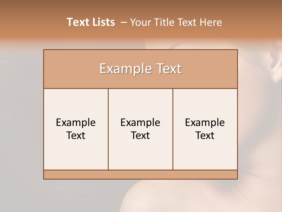 Close Luxury Healthy PowerPoint Template