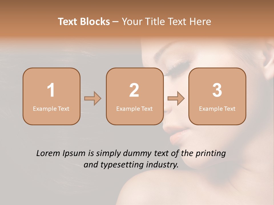 Close Luxury Healthy PowerPoint Template