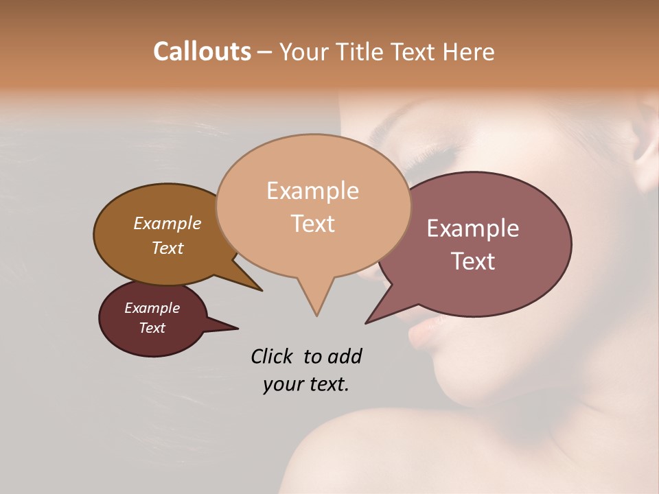 Close Luxury Healthy PowerPoint Template