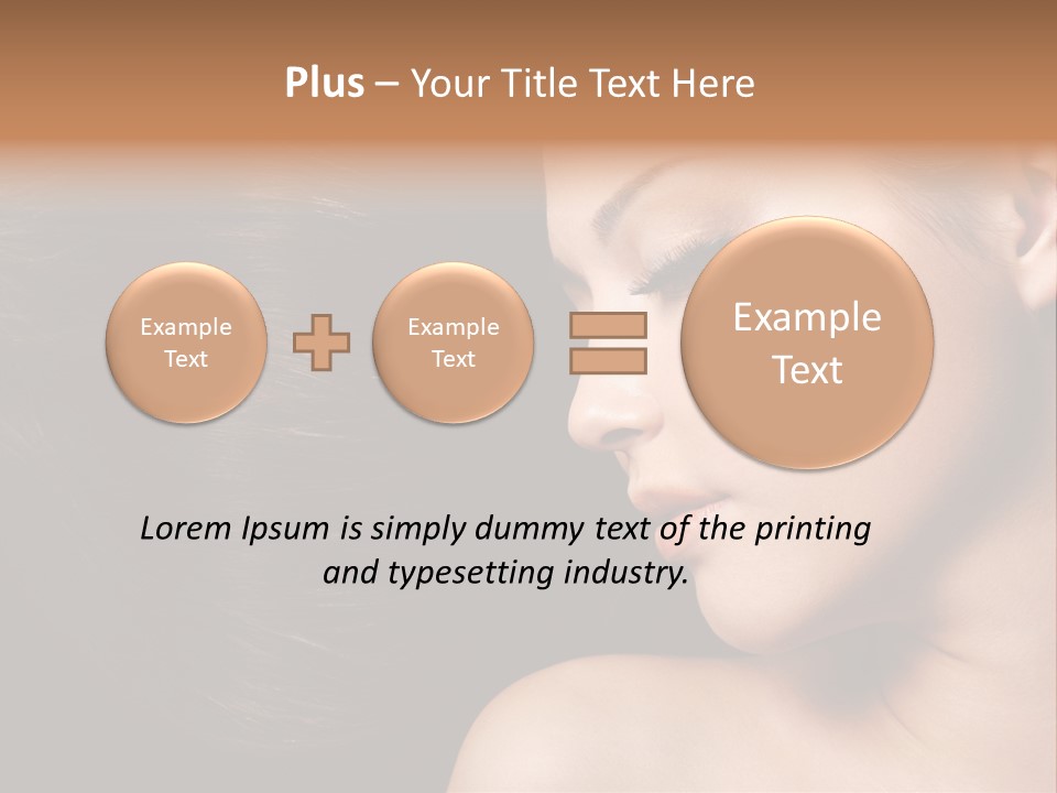 Close Luxury Healthy PowerPoint Template