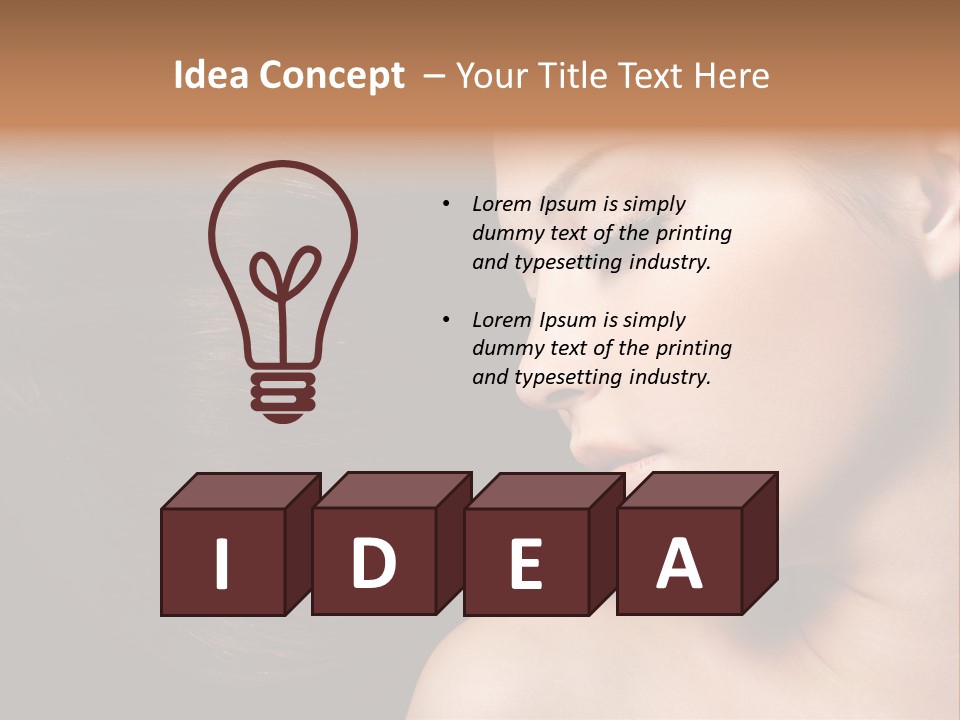 Close Luxury Healthy PowerPoint Template