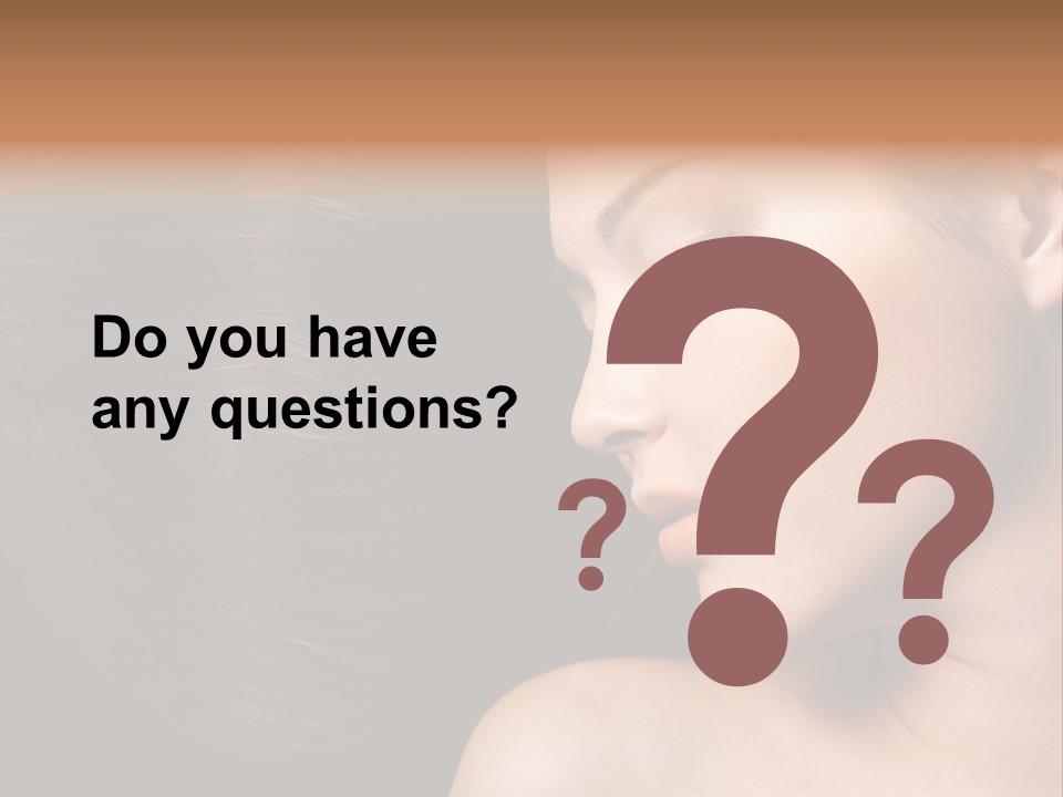 Close Luxury Healthy PowerPoint Template