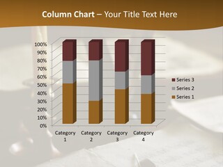 Candle Brown Page PowerPoint Template