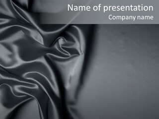 Backdrop Satin Black PowerPoint Template