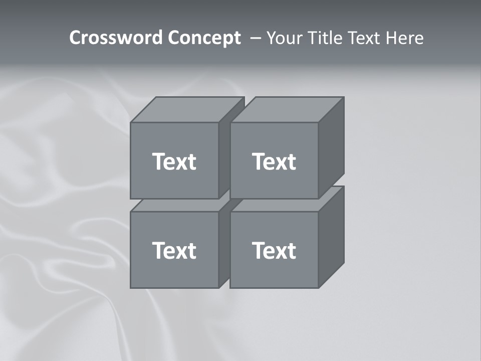 Backdrop Satin Black PowerPoint Template