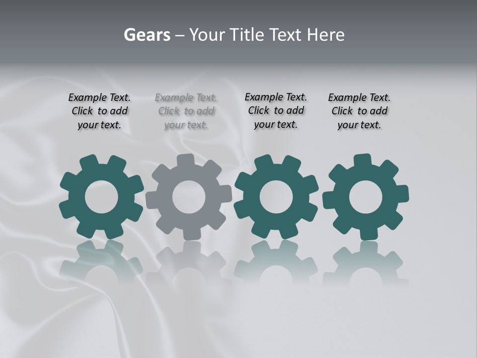 Backdrop Satin Black PowerPoint Template