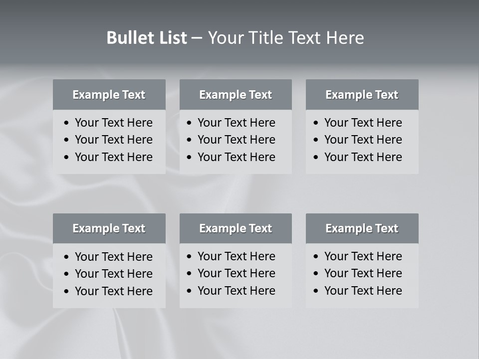 Backdrop Satin Black PowerPoint Template