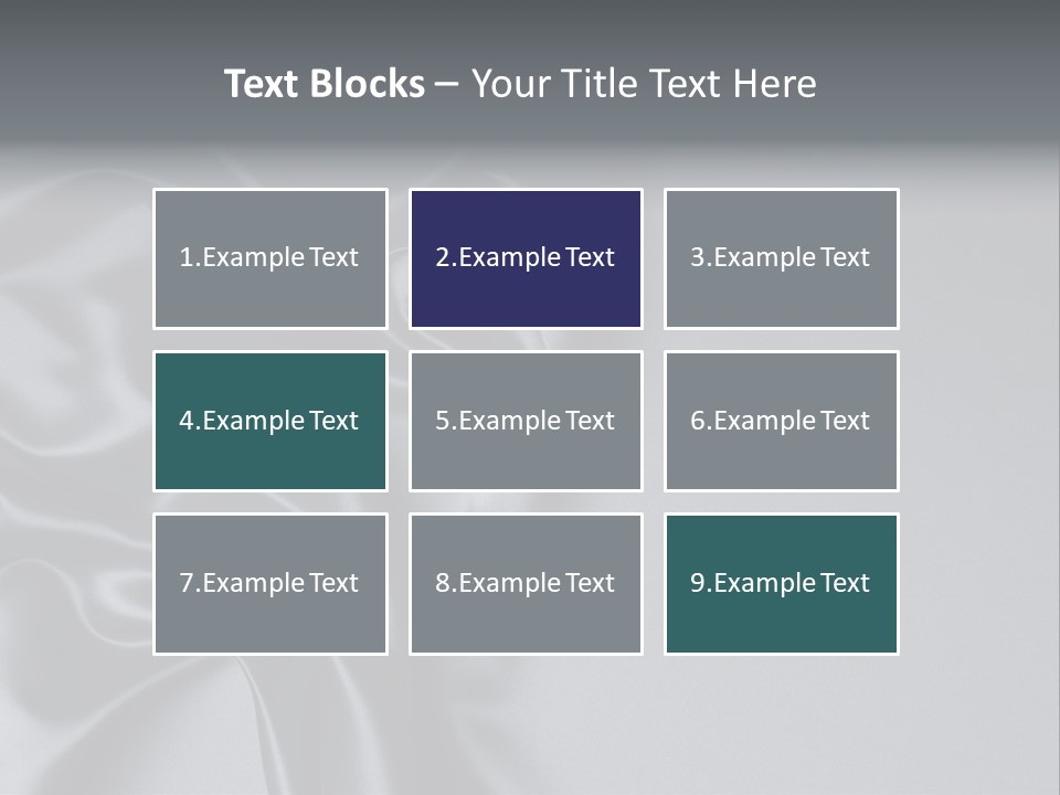 Backdrop Satin Black PowerPoint Template