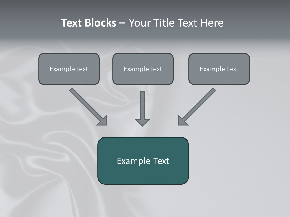 Backdrop Satin Black PowerPoint Template