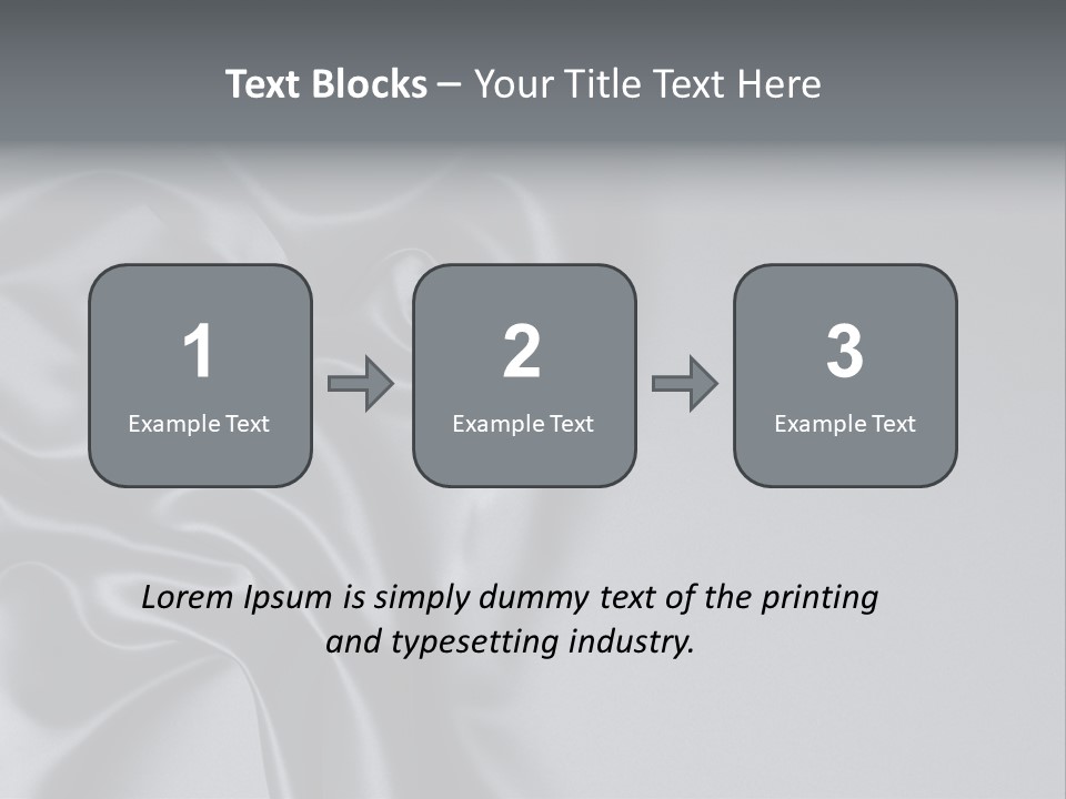 Backdrop Satin Black PowerPoint Template