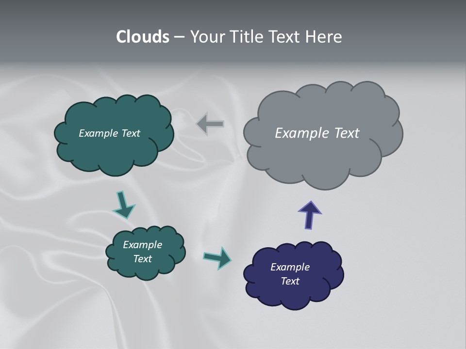 Backdrop Satin Black PowerPoint Template