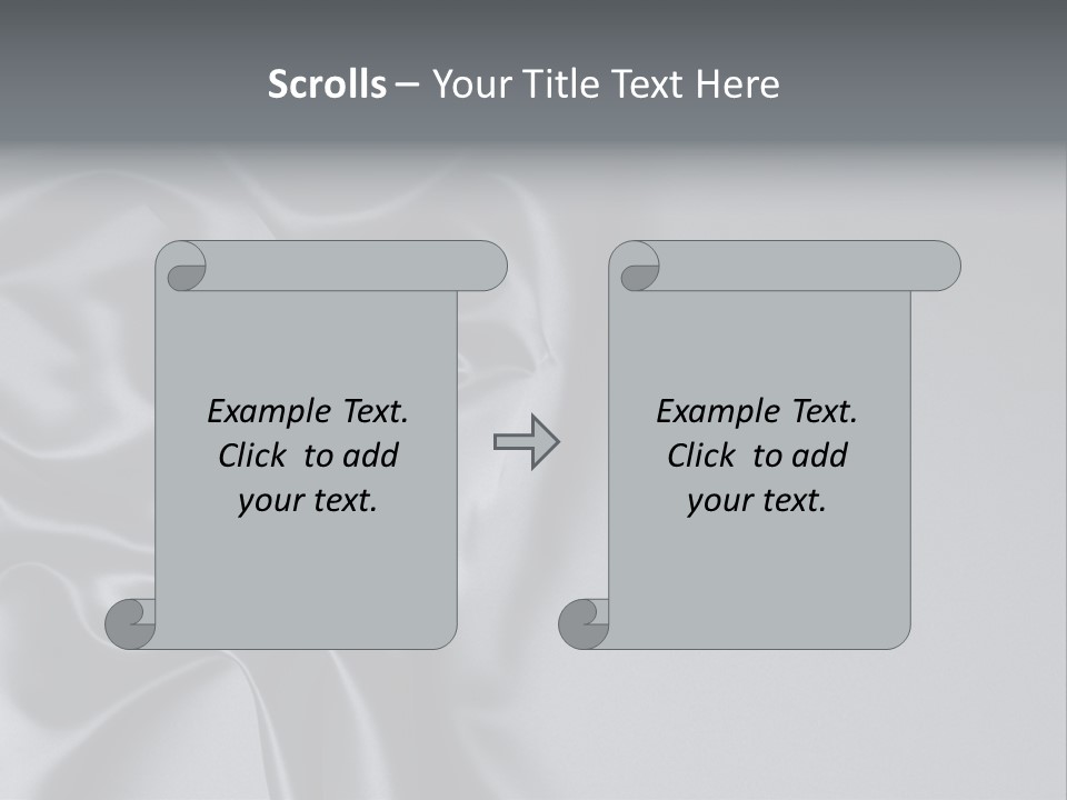 Backdrop Satin Black PowerPoint Template