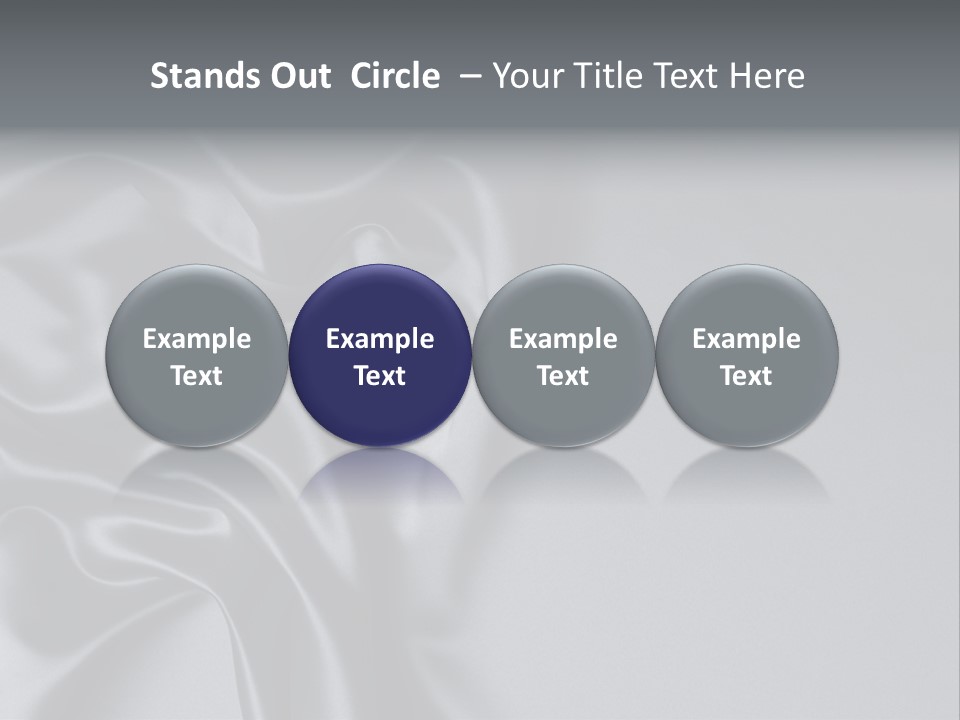 Backdrop Satin Black PowerPoint Template