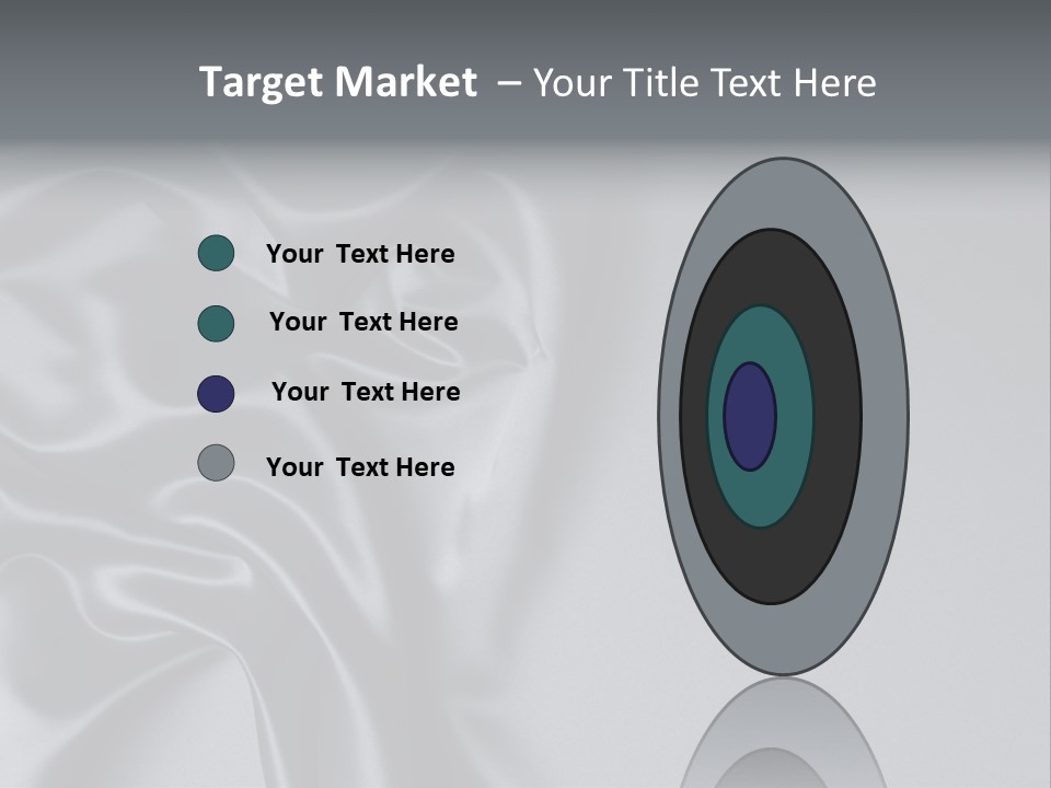 Backdrop Satin Black PowerPoint Template