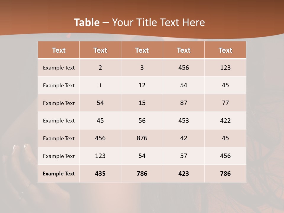 A Woman With Long Hair And A Butterfly On Her Head PowerPoint Template