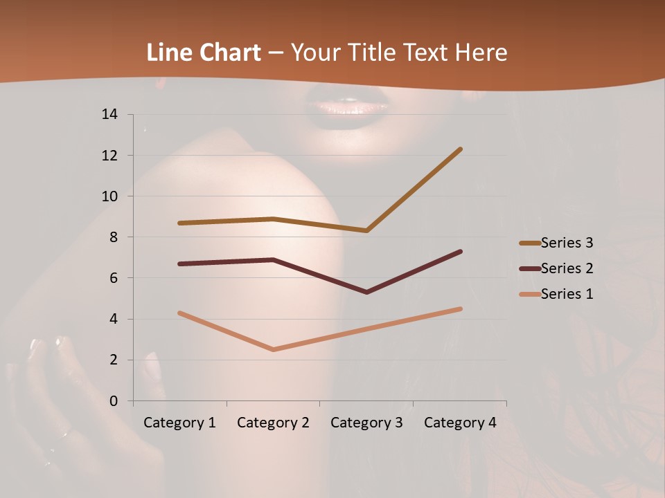 A Woman With Long Hair And A Butterfly On Her Head PowerPoint Template