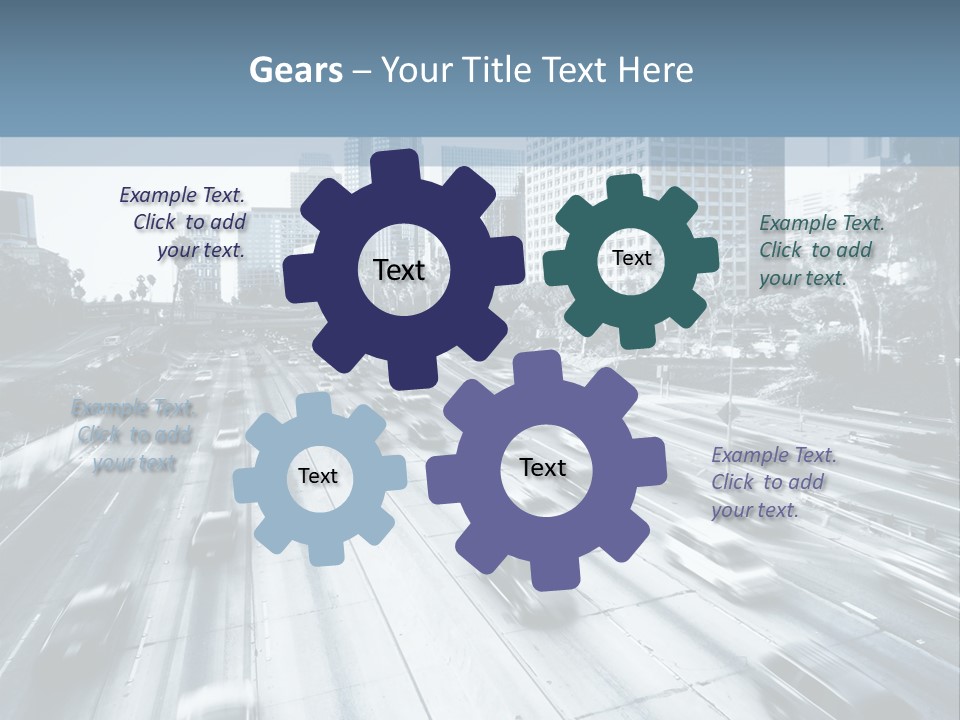 Los Sunset Tailback PowerPoint Template