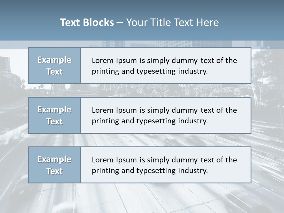 Los Sunset Tailback PowerPoint Template