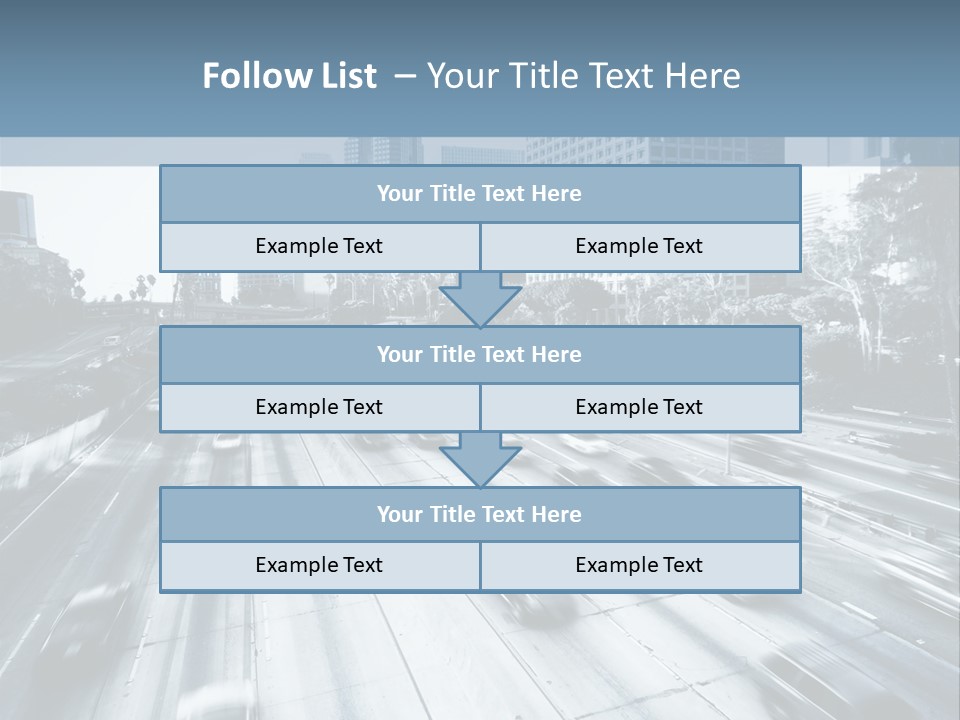 Los Sunset Tailback PowerPoint Template