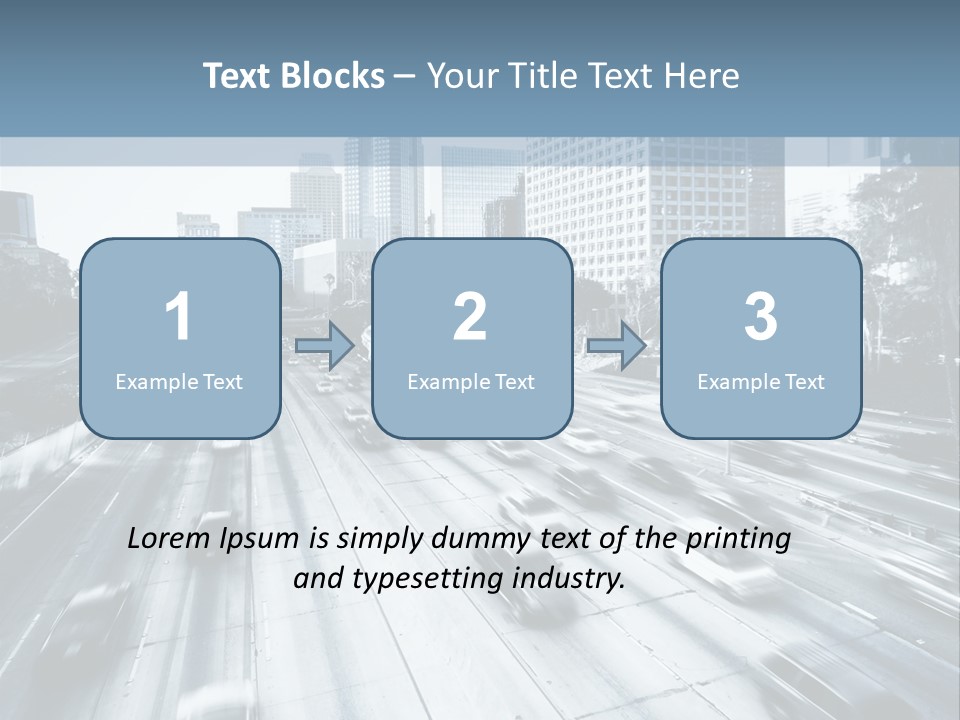 Los Sunset Tailback PowerPoint Template
