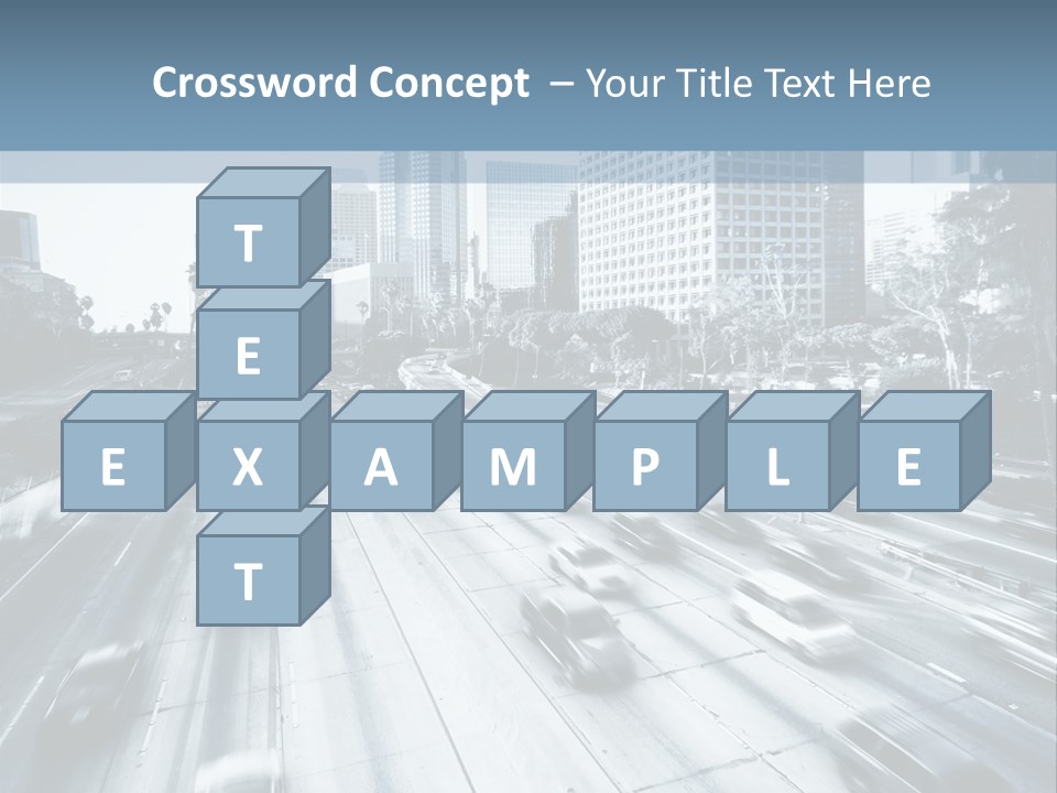 Los Sunset Tailback PowerPoint Template