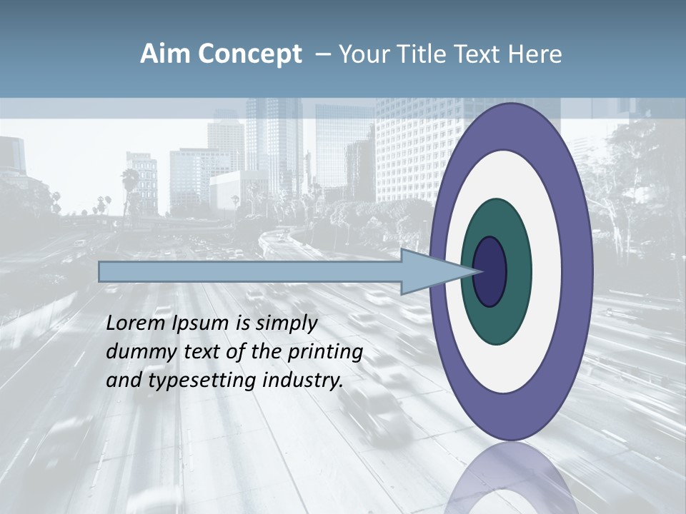 Los Sunset Tailback PowerPoint Template