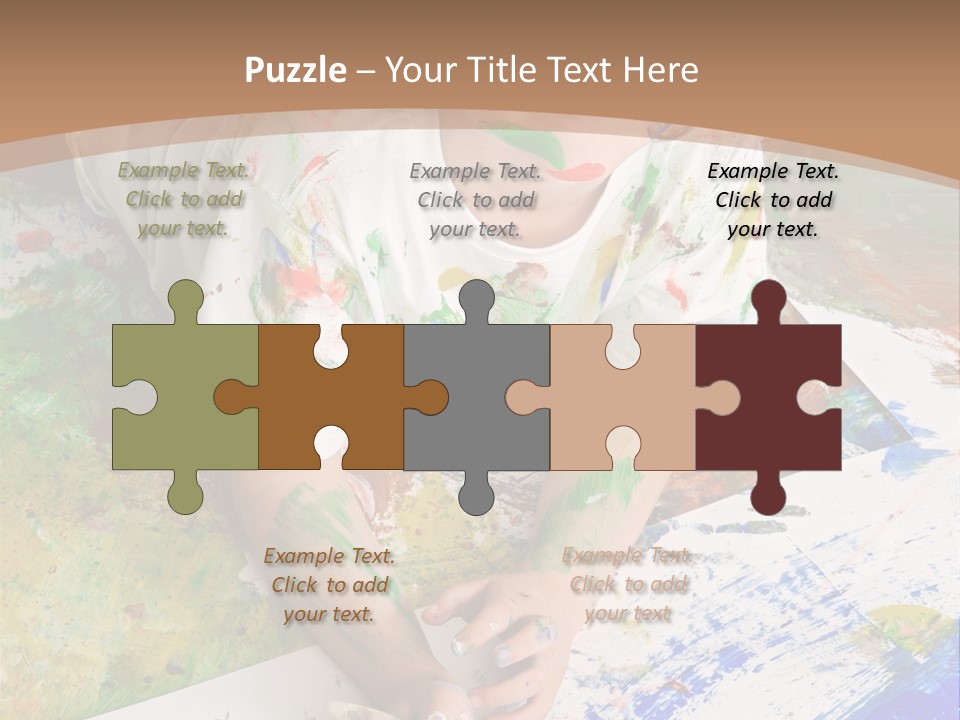 Creative Kid Paint PowerPoint Template
