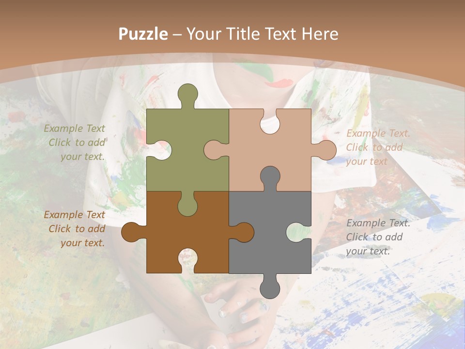 Creative Kid Paint PowerPoint Template
