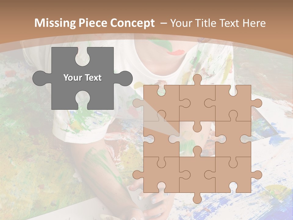 Creative Kid Paint PowerPoint Template