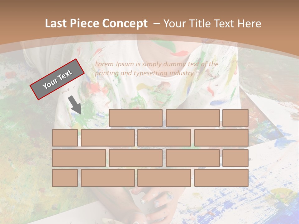 Creative Kid Paint PowerPoint Template