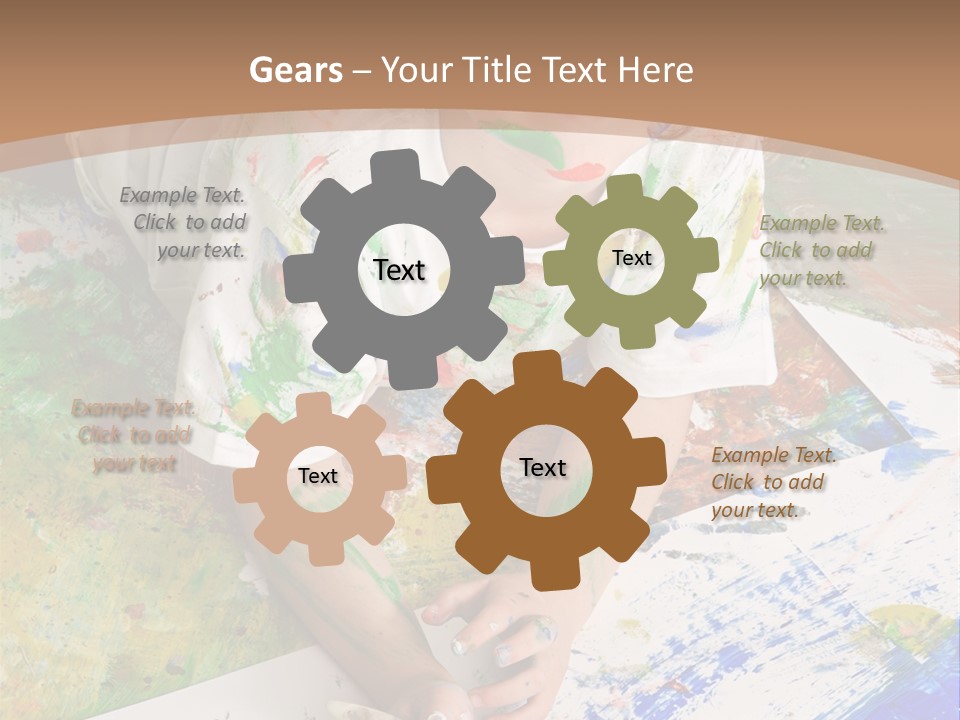 Creative Kid Paint PowerPoint Template