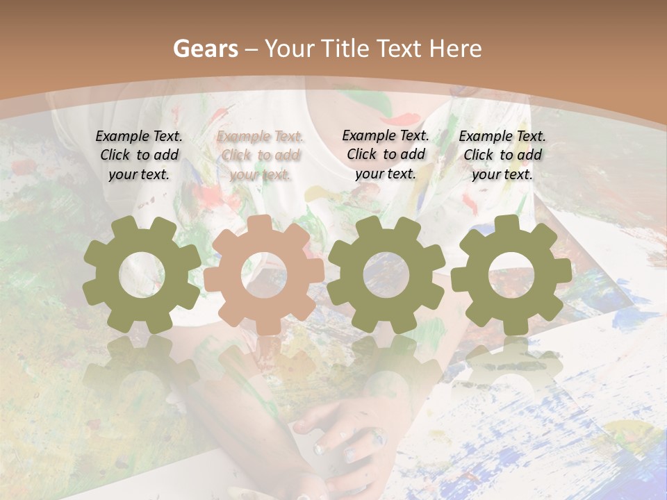 Creative Kid Paint PowerPoint Template