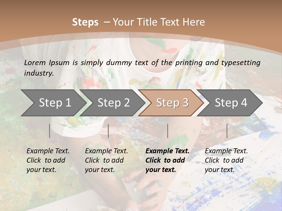 Creative Kid Paint PowerPoint Template
