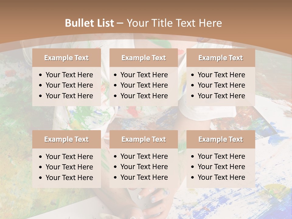 Creative Kid Paint PowerPoint Template