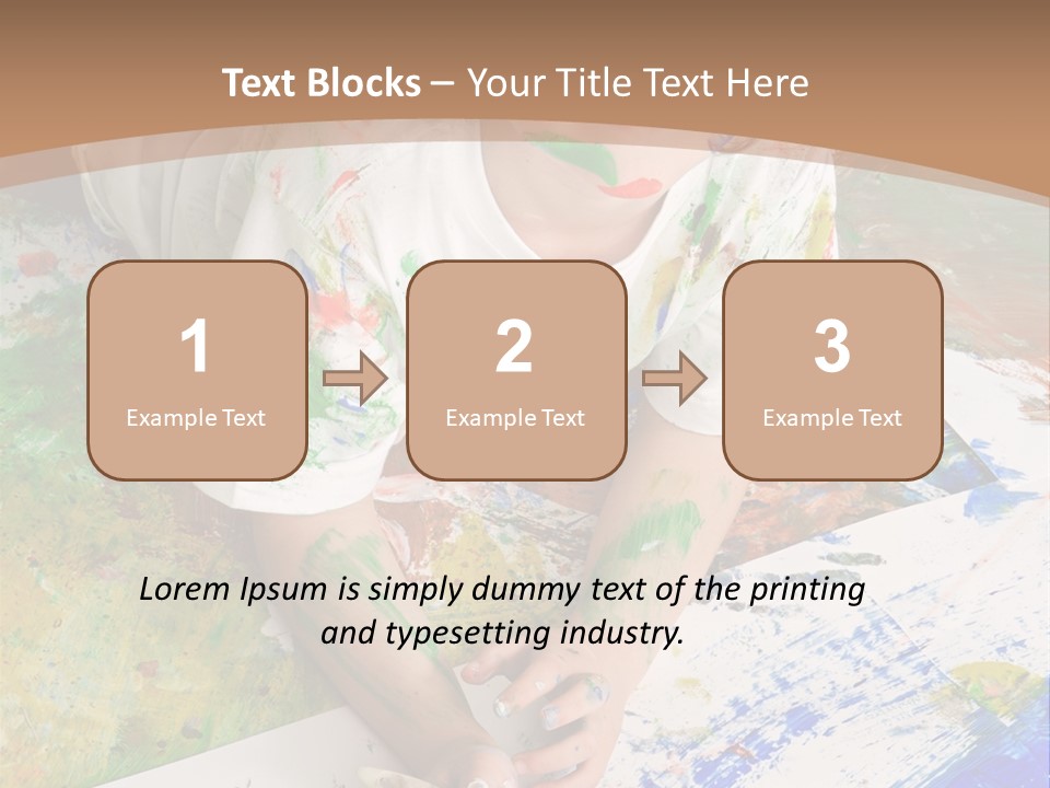Creative Kid Paint PowerPoint Template